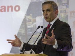 Mancera será acompañado por el Gobernador de Querétaro, Francisco Domínguez. NTX / ARCHIVO