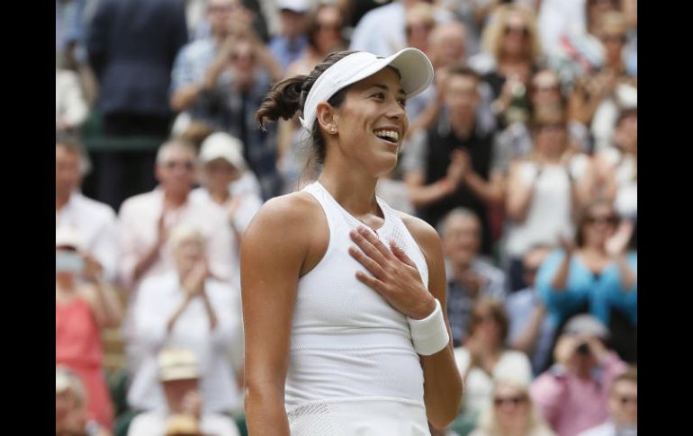 Tras ganar en la ronda de semifinales, Muguruza consigue su la tercera final de Grand Slam en su carrera. AP / K. Wigglesworth