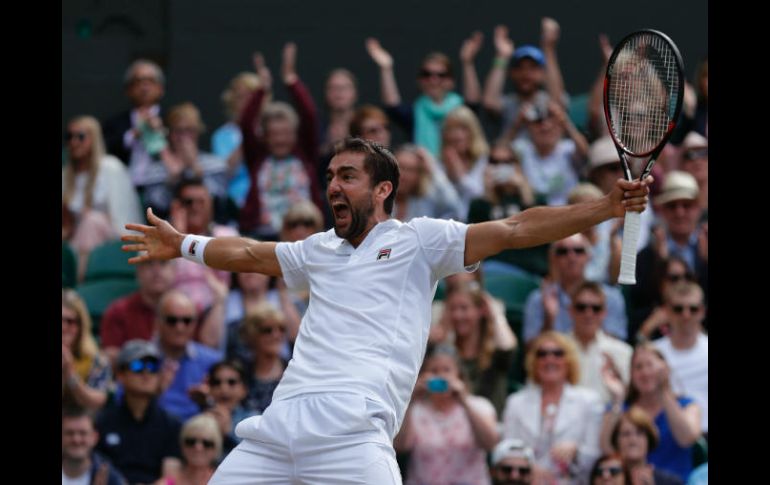 Cilic se enfrentará en la final este domingo contra el ganador del encuentro entre el suizo Roger Federer y el checo Tomas Berdych. AFP / A. Dennis