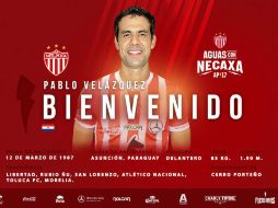 Velázquez fue campeón de goleo en el Apertura 2013 con Toluca. TWITTER / @ClubNecaxa