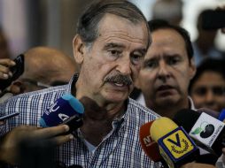 Fox pidió a Maduro 'entender' que 'tiene que salir' y 'convocar rápidamente a un proceso electoral'. EFE / M. Gutiérrez