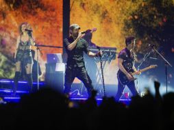 El artista subió al escenario media hora tarde, cantó sólo 10 canciones y se fue sin despedirse de su público. EFE / P. Puente