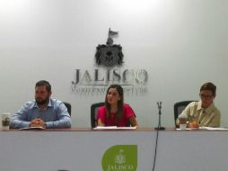 El IJM, junto con el Instituto Jalisciense para Migrantes y la Agencia YMCA dan detalles sobre el convenio. EL INFORMADOR / E. Mondragón