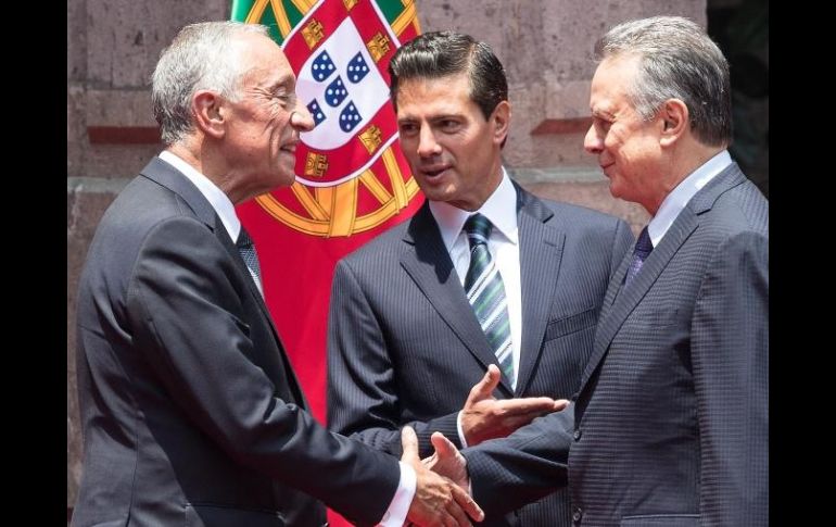 La visita a México del presidente de Portugal, Marcelo Rebelo de Souza, detonó la serie de anuncios. SUN / G. Espinosa