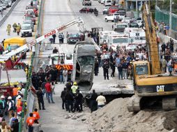 Los inconformes resaltan la petición luego del incidente ocurrido por el socavón en el Paso Exprés de Cuernavaca. SUN / ARCHIVO