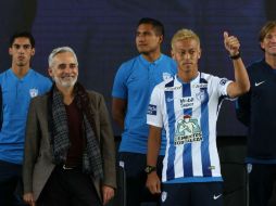 Para Jesús Martínez (I), Honda completa el mejor plantel en la historia del Pachuca. AP / G. Martínez Contreras