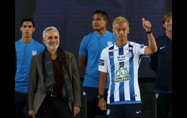 Para Jesús Martínez (I), Honda completa el mejor plantel en la historia del Pachuca. AP / G. Martínez Contreras