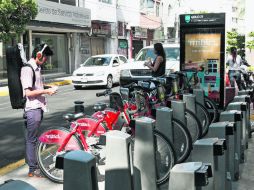 Avance. Hoy MiBici tiene 236 estaciones en operación y, con la tercera etapa, se añadirían 210 en la zona metropolitana. EL INFORMADOR / ARCHIVO