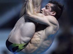 Pacheco remontó posiciones en sus dos últimos saltos, pasando del décimo al cuarto puesto. AFP / C. Simon