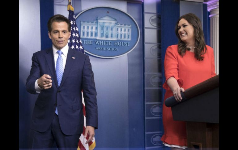 Anthony Scaramucci anunció el nombramiento de Sanders este viernes. EFE / M. Reynolds