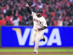 El tercera base venezolano ganó tres anillos de Serie Mundial con los Gigantes de San Francisco. AP / ARCHIVO