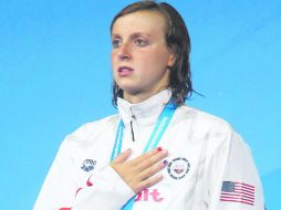 Imparable. Con los dos de ayer, Katie Ledecky suma en total 11 oros en Mundiales de Natación. AP /