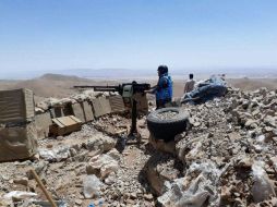 Los combatientes diaron a conocer nuevos avances en la región montañosa de Arsal. EFE / SANA