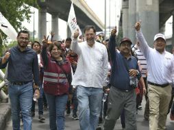 La morenista dijo que marcha contra ‘la violación de las leyes por parte del INE, cuando debería garantizar la voluntad del pueblo’. TWITTER /  @delfinagomeza