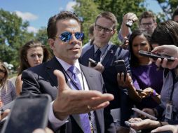 Scaramucci dijo horas antes en una entrevista que ‘probablemente’ es correcto pensar que Trump quiera sacar a Sessions. AP / P. Martínez