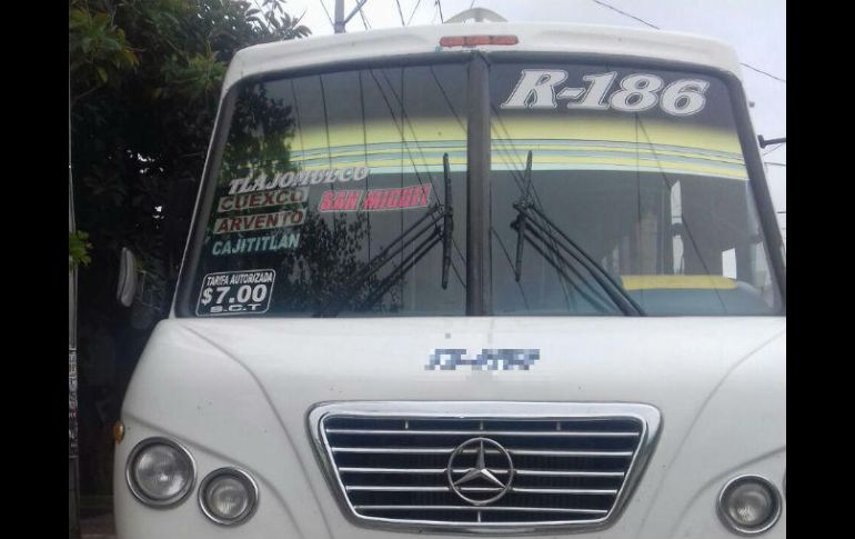 El accidente ocurrió en la colonia centro del municipio de Tlajomulco de Zúñiga. ESPECIAL / Policía Tlajomulco