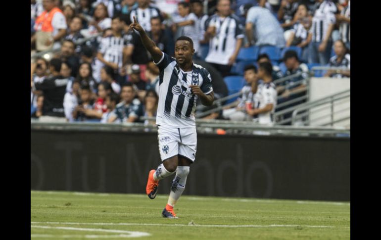 Dorlan Pabón celebra su gol, el único del encuentro. MEXSPORT / J. Martínez