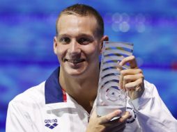 Dressel fue premiado como mejor atleta masculino de la competencia. AP / P. D. Josek