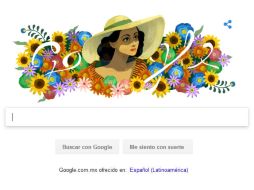 Fue elegida como la imagen del 'doodle' por ser considerada la primera gran estrella latinoamericana en Hollywood. ESPECIAL / google.com