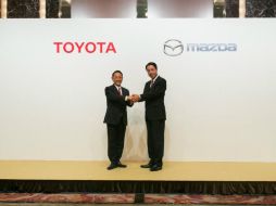 Toyota y Mazda anuncian una nueva alianza global para producir vehículos en Estados Unidos y desarrollar nuevas tecnologías. EFE / C. Jue