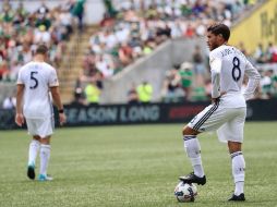 Jona dos Santos fue amonestado al minuto 71' . TWITTER / @LAGalaxy