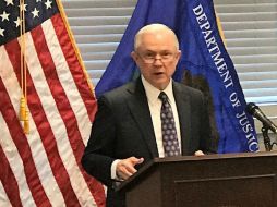 Jeff Sessions, fiscal general, advierte sobre el aumento de investigaciones a periodistas por el tipo de información que publican. TWITTER / @TheJusticeDept