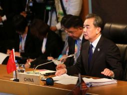 Wang Yi, ministro de China, pidió a Corea del Norte que no viole las resoluciones de la ONU. EFE / R. Umali