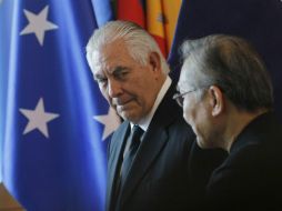 En una reunión a puerta cerrada, Tillerson exhortó a Tailandia cumplir con las nuevas sanciones que adoptadas contra Pyongyang. EFE / N. Sangnak