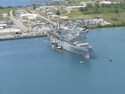 Isla de Guam, sede de instalaciones militares estadounidenses que Corea del Norte amenaza con atacar. EFE / NASA