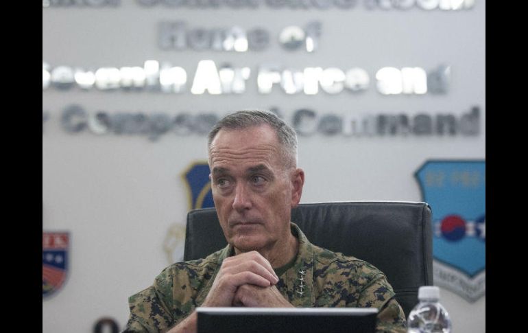 El general Joseph Dunford se reúne con altos mandos de Corea del Sur en un intento de aliviar el nerviosismo en la región. EFE / US Navy