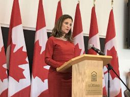 Canadá aboga por añadir nuevos capítulos sobre derechos de género, indígenas y la reforma del proceso de disputa inversores - estados. TWITTER / @cafreeland