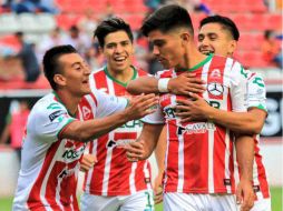 Martín Barragán hizo doblete en el partido, anotando al minuto 3 y al 7. FACEBOOK / ClubNecaxa