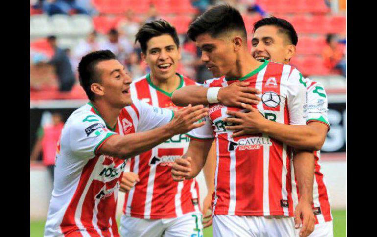 Martín Barragán hizo doblete en el partido, anotando al minuto 3 y al 7. FACEBOOK / ClubNecaxa