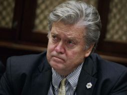 Bannon fue un gran apoyo para el empresario durante la campaña presidencial de 2016. AP / ARCHIVO