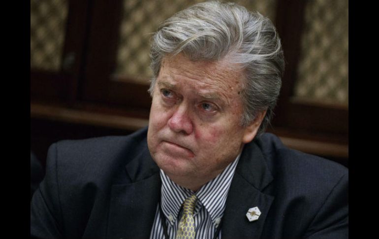 Bannon fue un gran apoyo para el empresario durante la campaña presidencial de 2016. AP / ARCHIVO