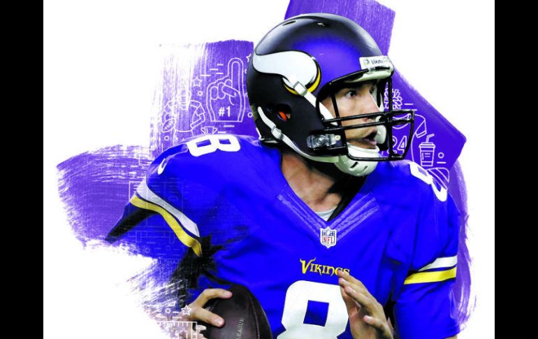 Los Vikings invirtieron bastante para que Bradford llegara al equipo y tapara el hueco que se abrió con la lesión de Teddy Bridgewater. EL INFORMADOR / J. López