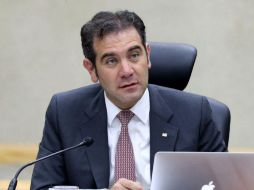 Lorenzo Córdova, consejero presidente del INE, recordó que la fórmula para asignar ese financiamiento está en la Constitución. NTX / ARCHIVO