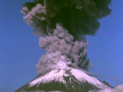 El Semáforo de Alerta Volcánica del Popocatépetl se encuentra en Amarillo Fase 2. EFE / F. Guasco