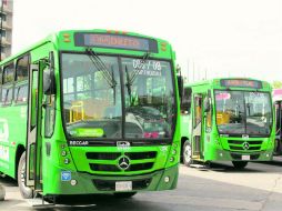 De un parque de seis mil 928 camiones en Jalisco, en la presente administración se han renovado mil 308 unidades. ESPECIAL /