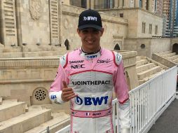 ''Nada ha cambiado en lo que respecta a mi relación con 'Checo' desde que empezó la temporada'', explica el joven conductor. TWITTER / @OconEsteban