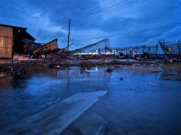 La Casa Blanca agregó que el mandatario recibió múltiples reportes actualizados sobre la tormenta el viernes y el sábado. AFP / B. Smialowski