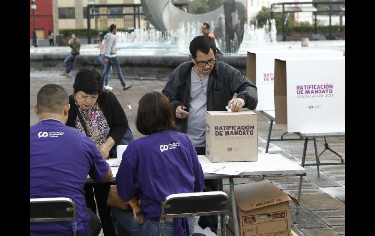 Si las boletas asignadas a esos centros no aparecen, reportarán sus números de serie para que no sean tomadas en cuenta. EL INFORMADOR / A. Camacho