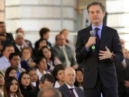 Nuño Mayer destacó la 'grandeza' del sistema educativo nacional dentro de su actual administración. NTX / ARCHIVO