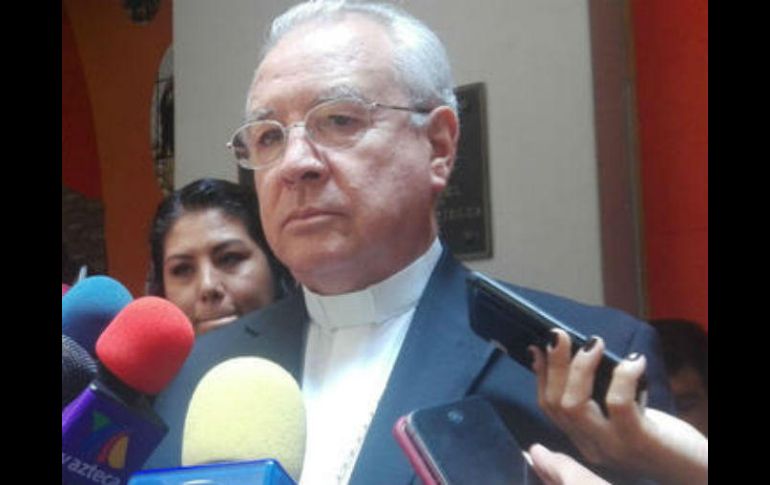 Después de su misa dominical, el cardenal habló sobre las marchas del sábado. EL INFORMADOR / ARCHIVO