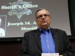 Arpaio espera una sentencia de seis meses de cárcel que iniciaría el próximo 5 de octubre. AP / ARCHIVO