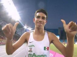 Jesús López dominó la carrera de principio a fin para subir a lo más alto del podio. TWITTER / @CONADE