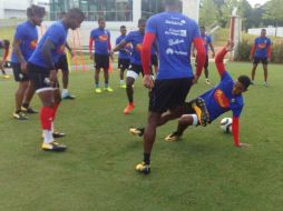 Los panameños se preparan en Estados Unidos para el partido contra México. TWITTER / @Fepafut