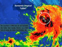 Vigilan el comportamiento del fenómeno meteorológico en su desplazamiento al noroeste del país. TWITTER / @conagua_clima