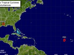 'Irma' es la novena tormenta tropical de la temporada de huracanes en el Atlántico. TWITTER / @conagua_clima