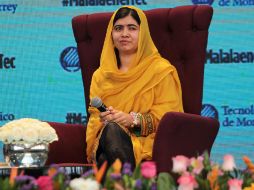 Malala, la Premio Nobel de la Paz 2014, participó en un encuentro con alumnos del Tec de Monterrey. NTX / I. Hernández